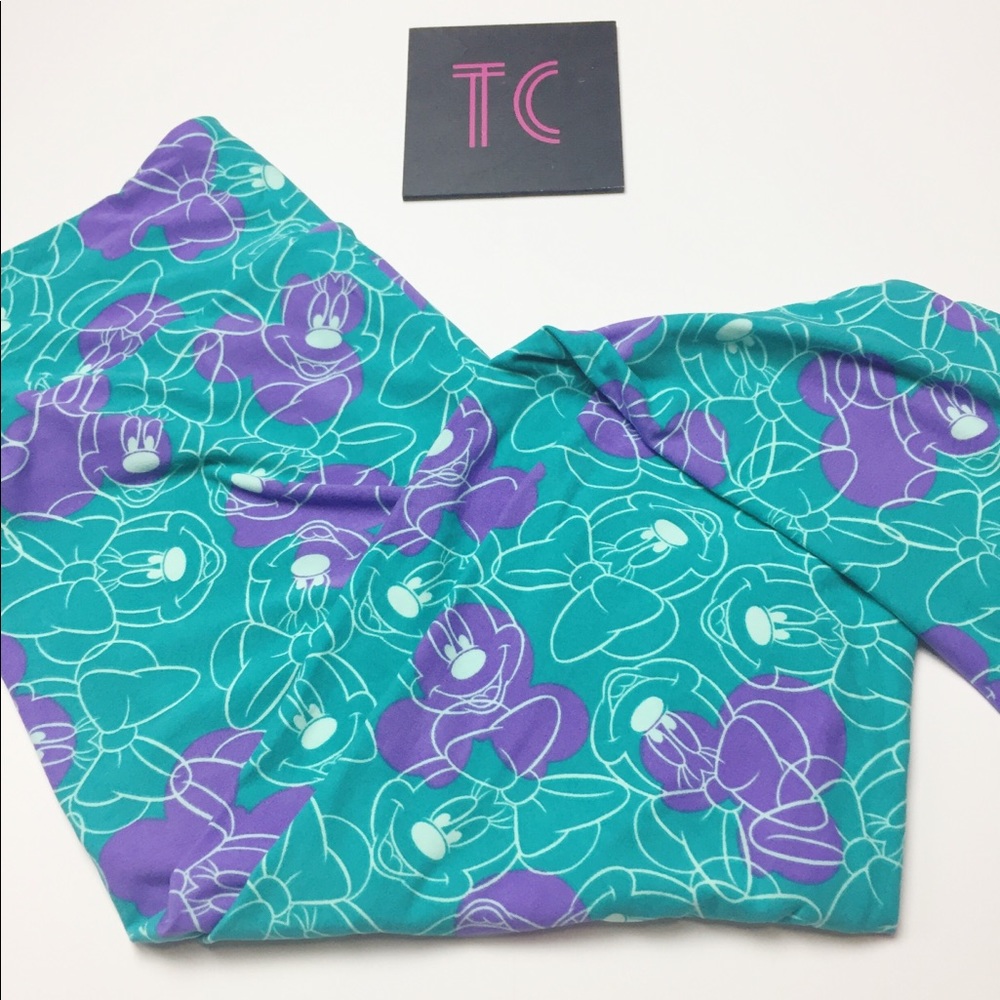 NWOT TC LuLaRoe Minnie Mouse printed leggings